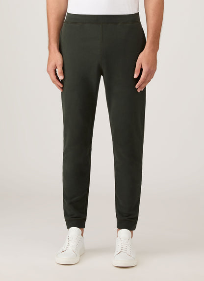 Mens Loopback Sweatpants In Dark Green Mtrs1518 Gnin