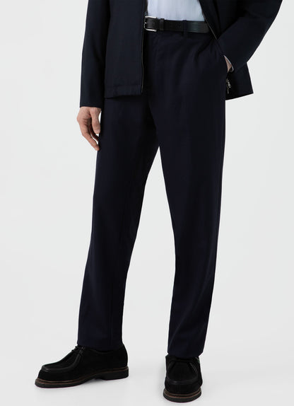 Mens Travel Wool Trouser In Navy Mtrs3089 Buaa