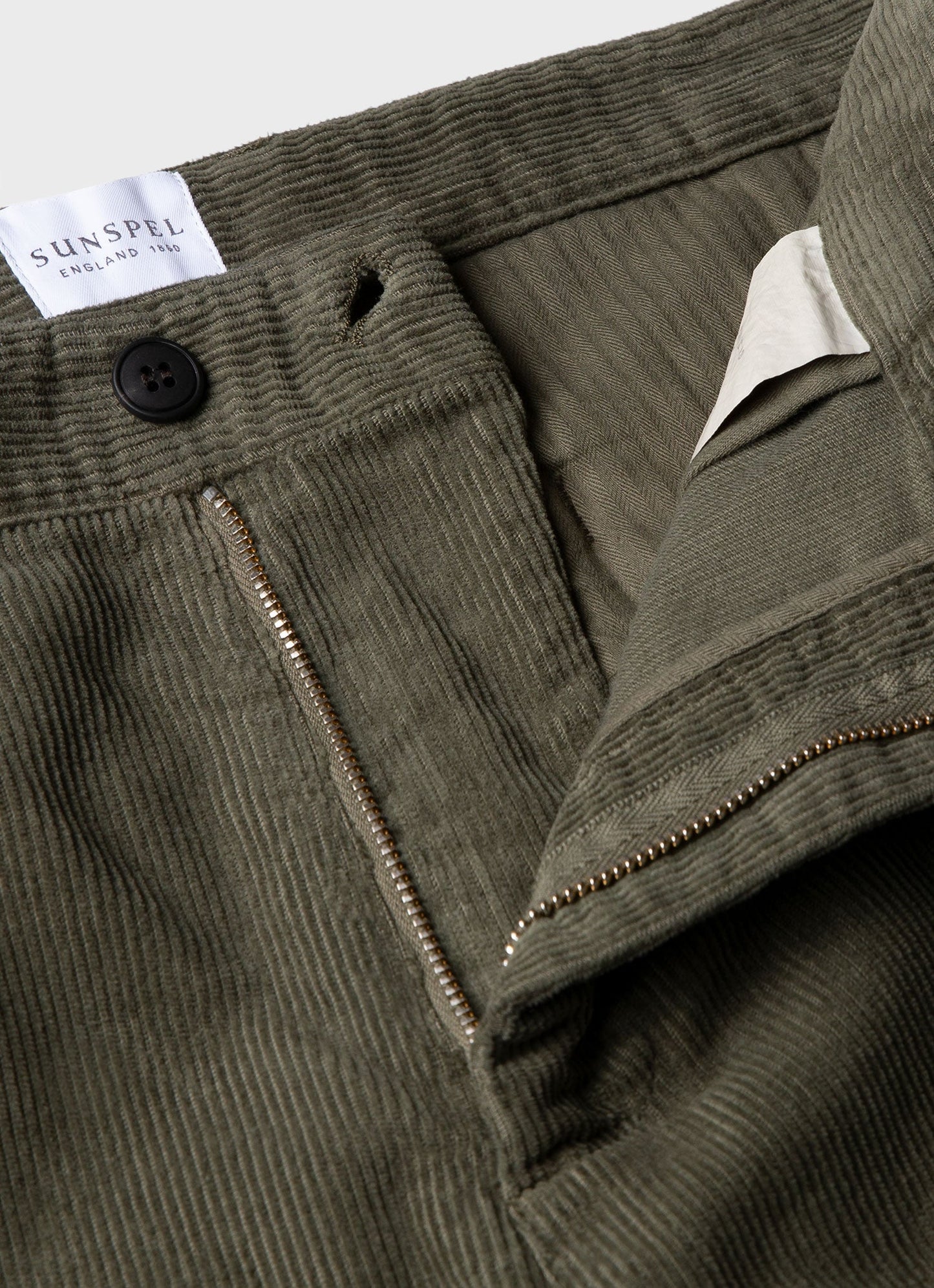 Mens Cord Chore Trouser In Khaki Mtrs3099 Gngy