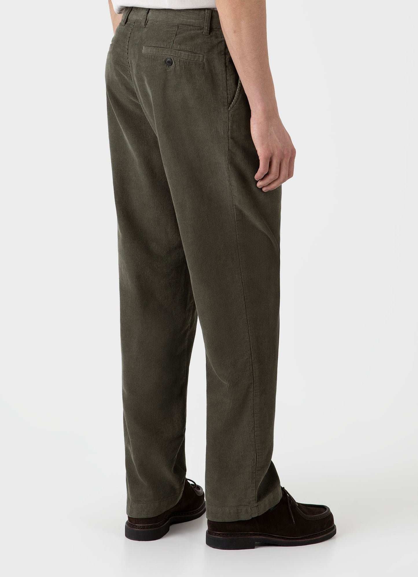 Mens Cord Chore Trouser In Khaki Mtrs3099 Gngy