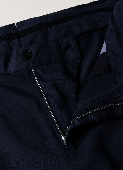 Mens Cotton Linen Trouser In Navy Mtrs3136 Buaa