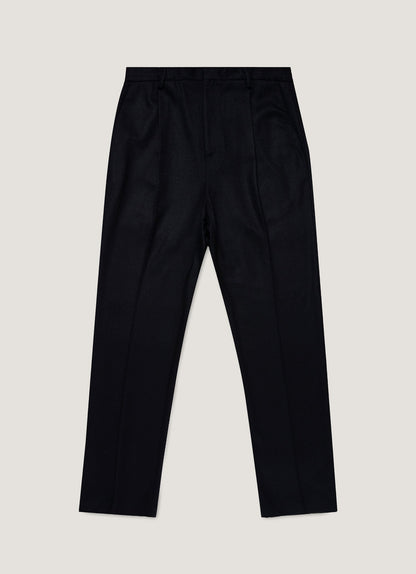 Mens Boiled Wool Trouser In Navy Mtrs3121 Buaa