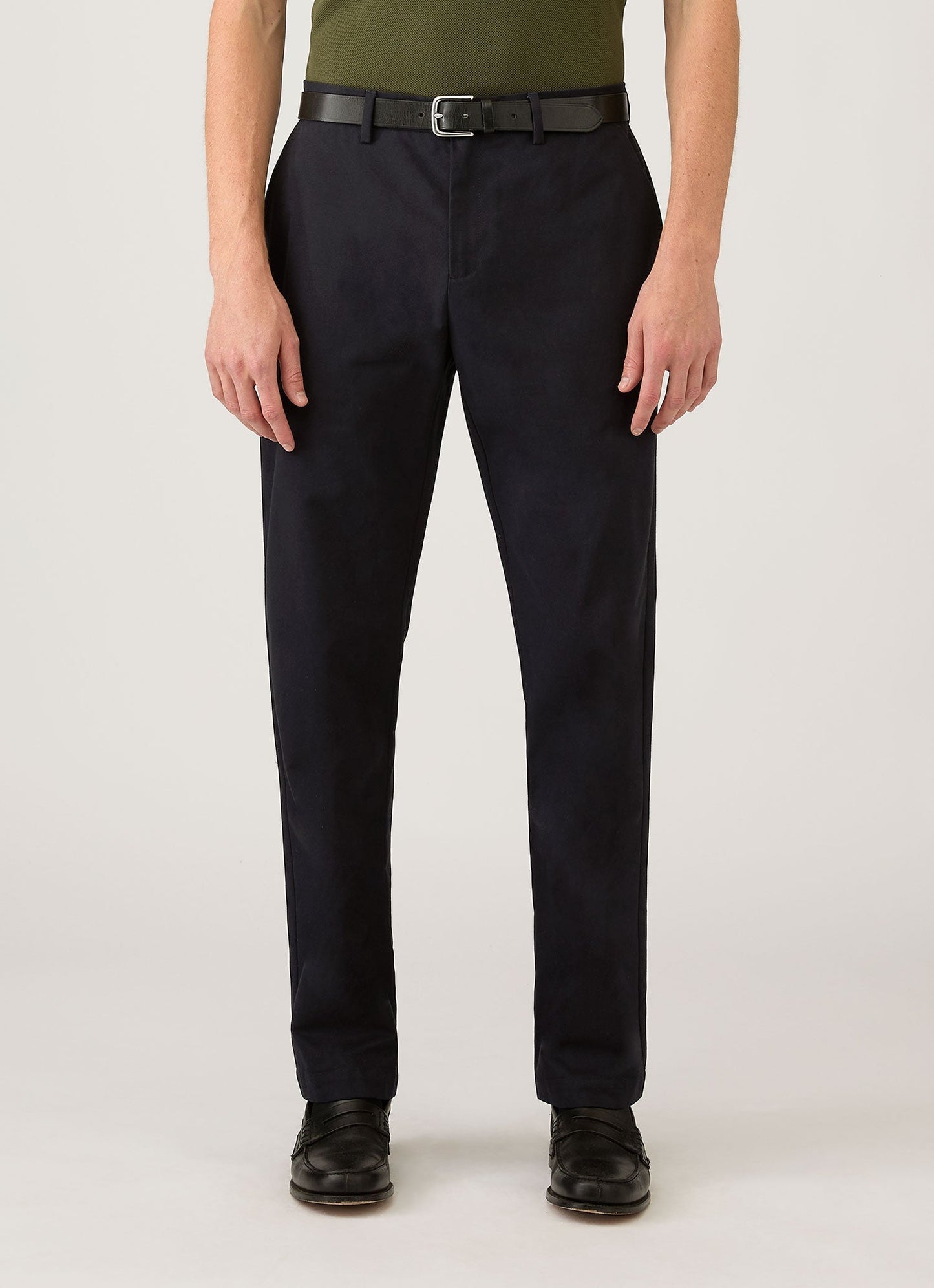 Mens Cotton Drill Trouser In Navy Mtrs3129 Buaa
