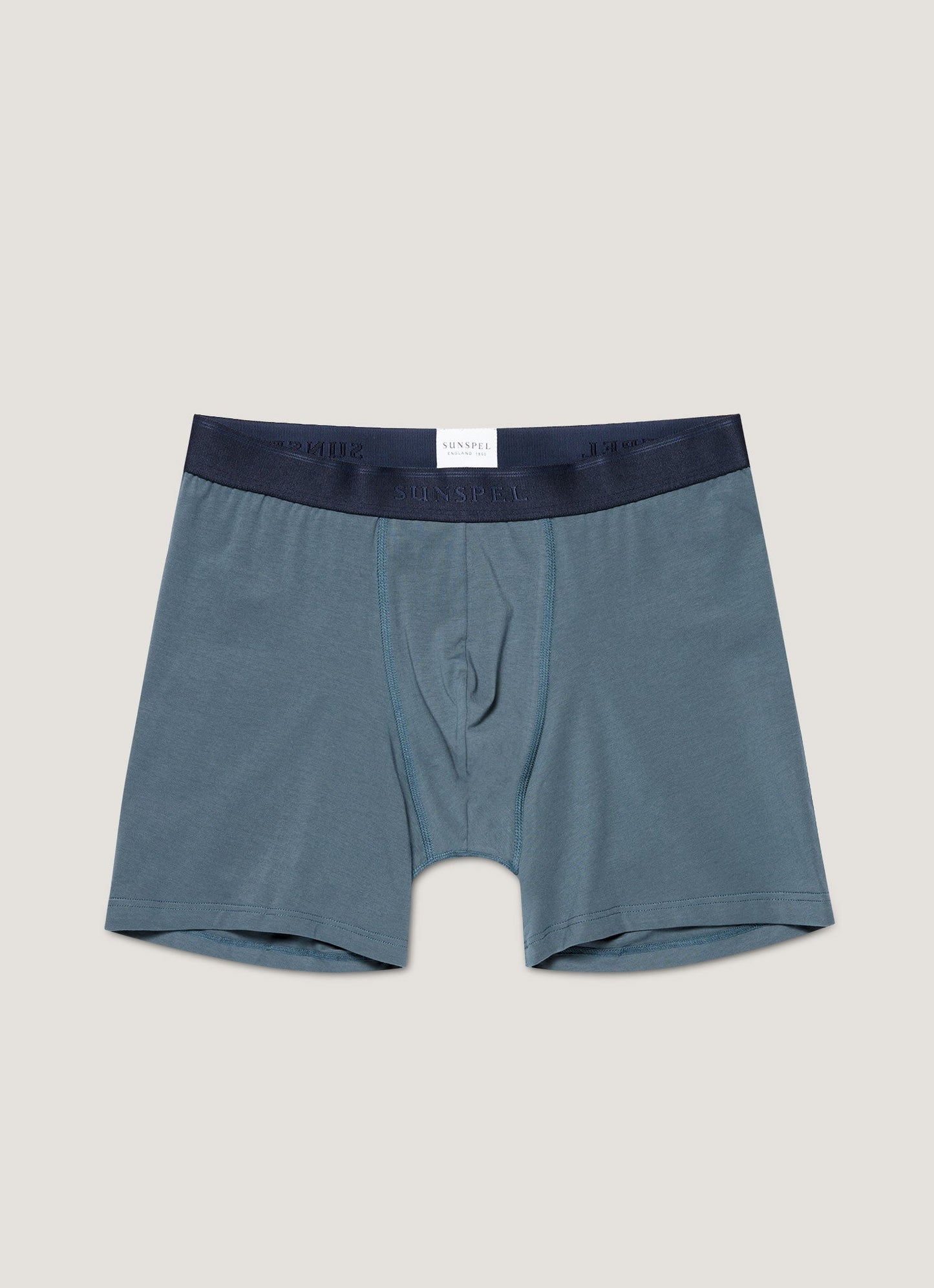 Mens Cotton Stretch Boxer Briefs In Dark Petrol Mtru4614 Bujy