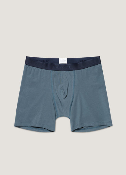 Mens Cotton Stretch Boxer Briefs In Dark Petrol Mtru4614 Bujy