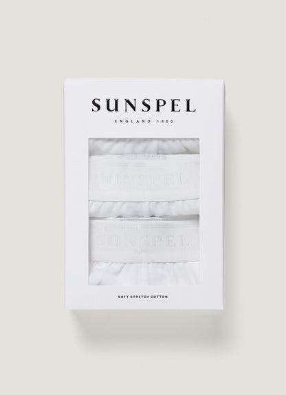 Mens Multipack Stretch Cotton Trunks In White Packm43 Whaa