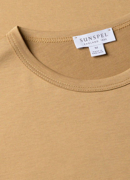 Mens Classic Tshirt In Tan Mtsh0001 Brgm