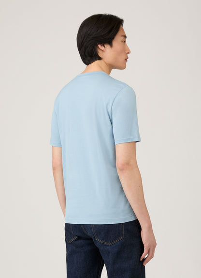 Mens Classic Tshirt In Sky Blue Mtsh0001 Butz