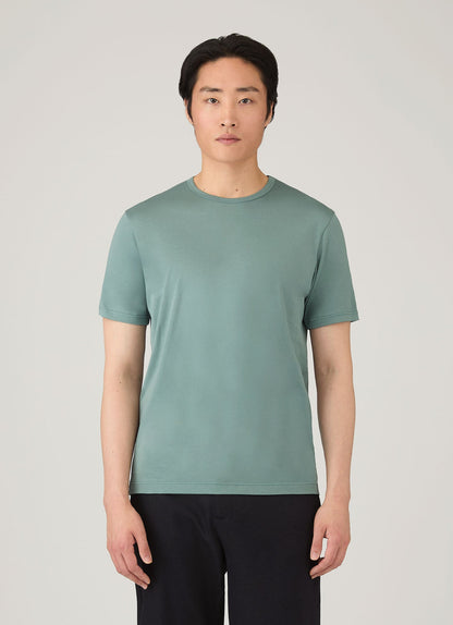 Mens Classic Tshirt In Steel Green Mtsh0001 Gniu