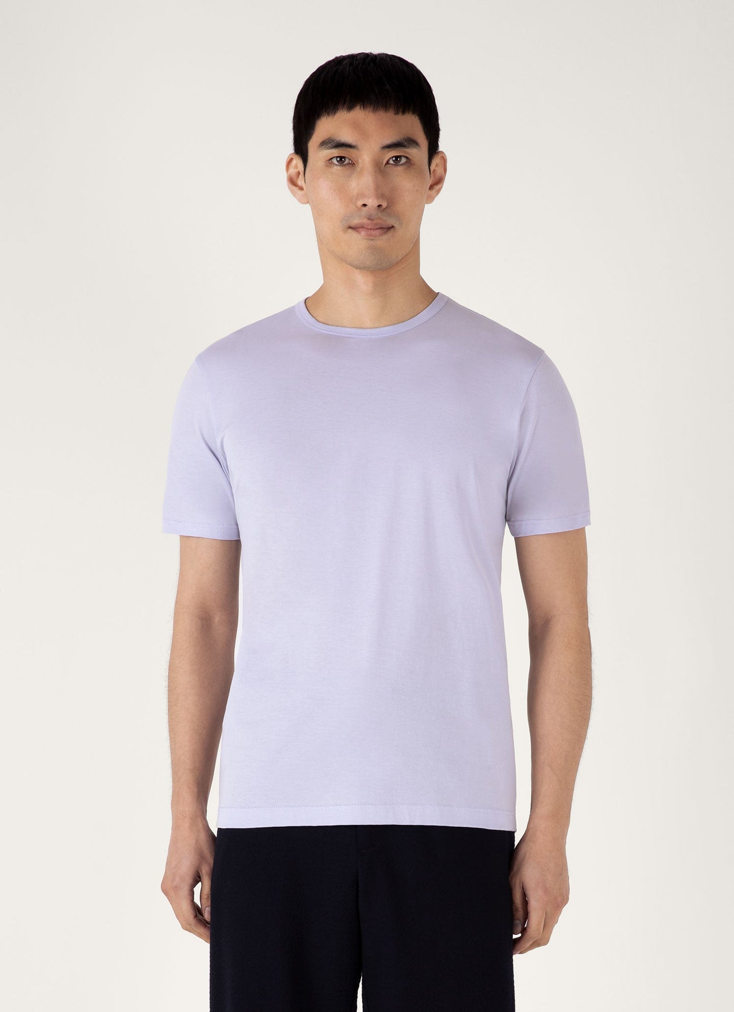 Mens Classic Tshirt In Pale Lilac Mtsh0001 Prax