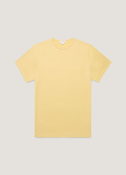 Mens Classic Tshirt In Dusty Yellow Mtsh0001 Ylbf