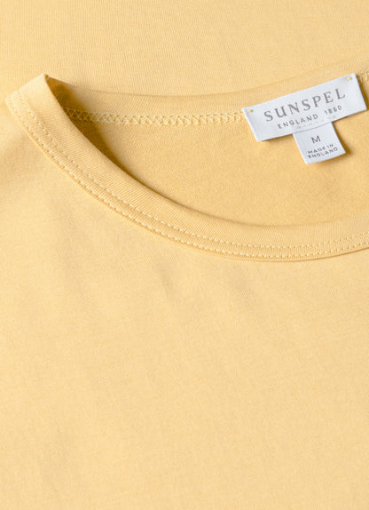 Mens Classic Tshirt In Dusty Yellow Mtsh0001 Ylbf