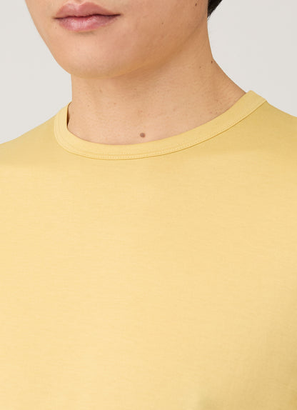 Mens Classic Tshirt In Dusty Yellow Mtsh0001 Ylbf