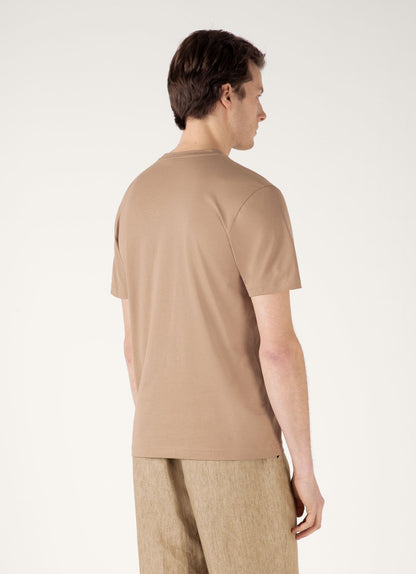 Mens Riviera Midweight Tshirt In Dune Mtsh0007S Brfz
