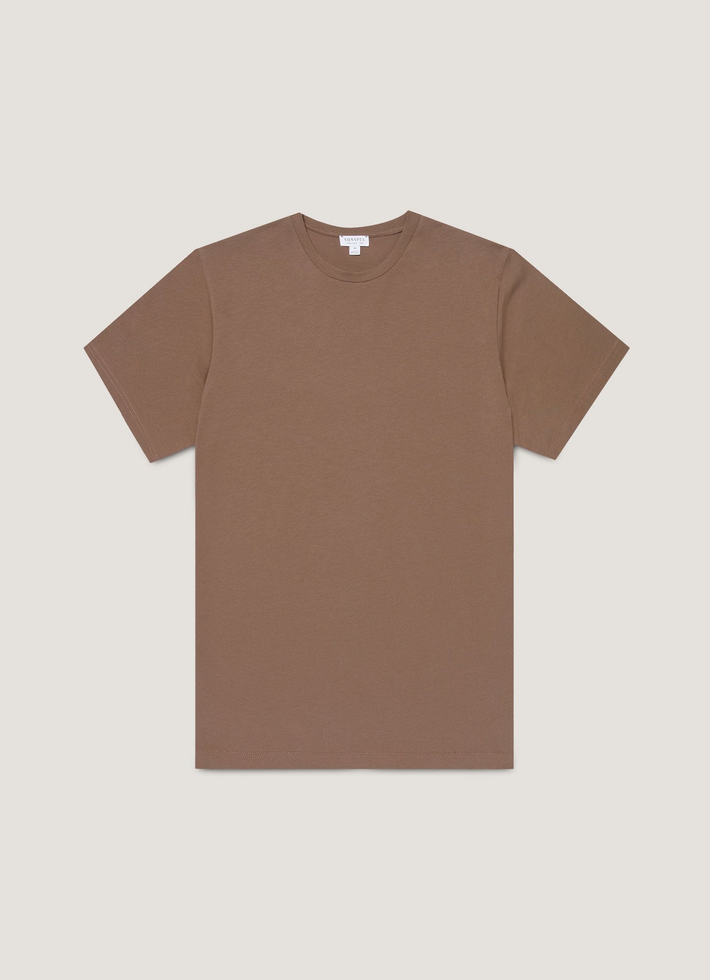 Mens Riviera Midweight Tshirt In Bark Mtsh0007S Brgc