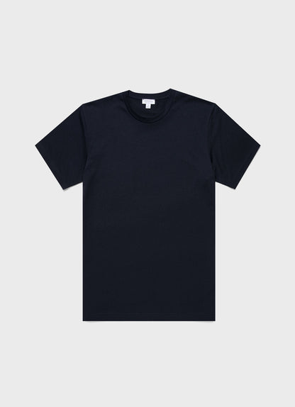 Mens Riviera Midweight Tshirt In Midnight Navy Mtsh0007S Buvn