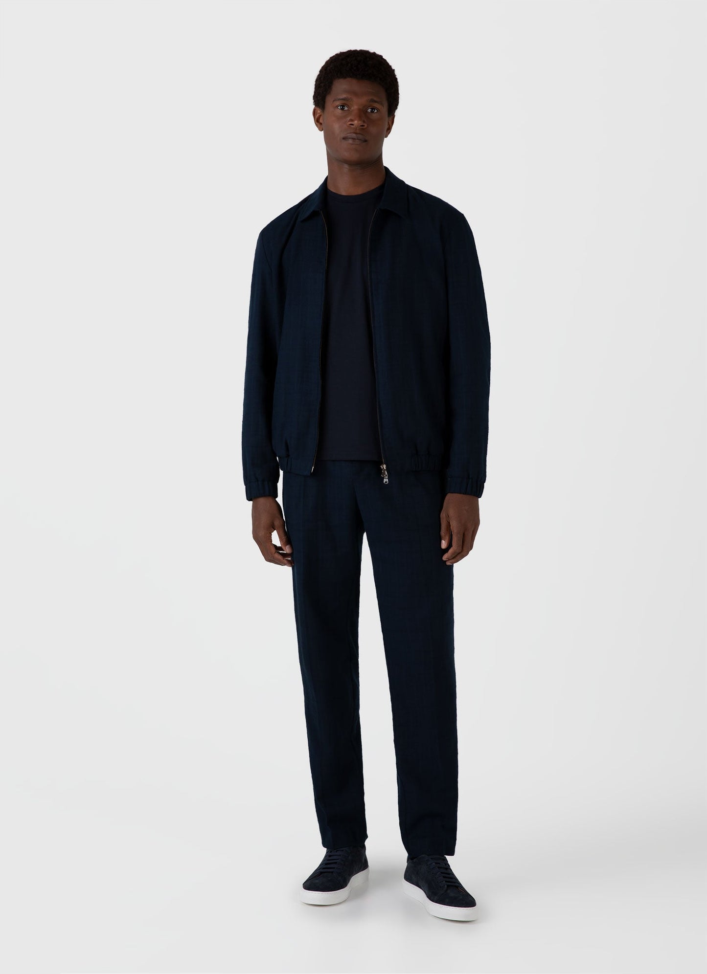 Mens Riviera Midweight Tshirt In Midnight Navy Mtsh0007S Buvn
