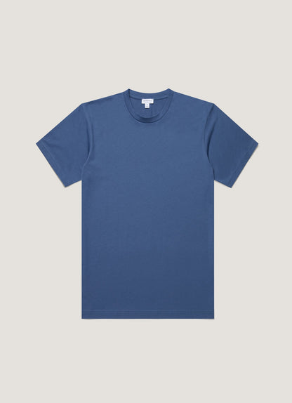 Mens Riviera Midweight Tshirt In Soft Denim Mtsh0007S Buwc