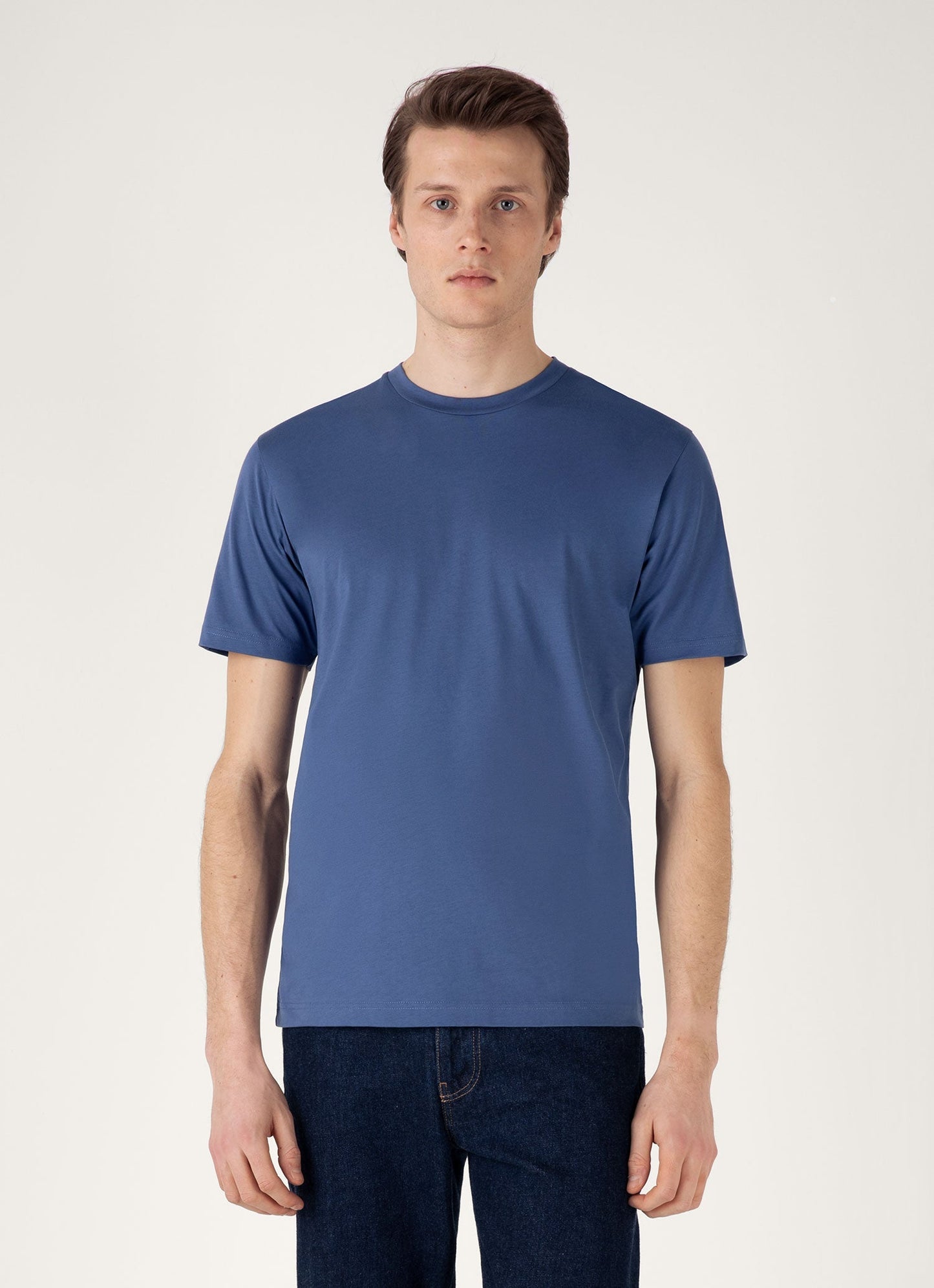 Mens Riviera Midweight Tshirt In Soft Denim Mtsh0007S Buwc