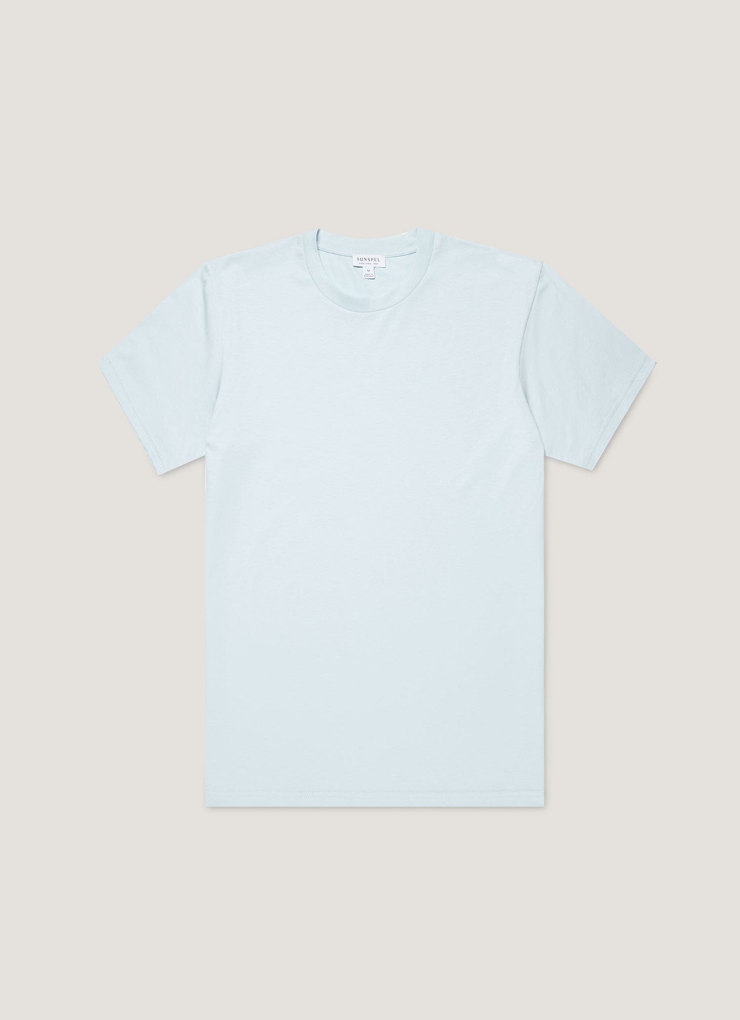 Mens Riviera Midweight Tshirt In Frost Blue Mtsh0007S Buwo