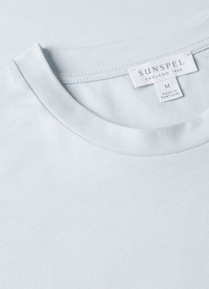Mens Riviera Midweight Tshirt In Frost Blue Mtsh0007S Buwo