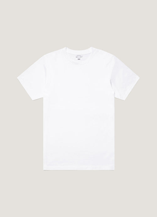 Mens Riviera Crew Neck T Shirt White