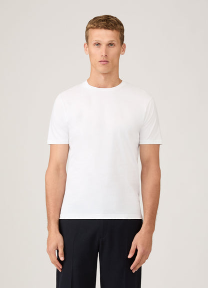 Mens Riviera Crew Neck T Shirt White