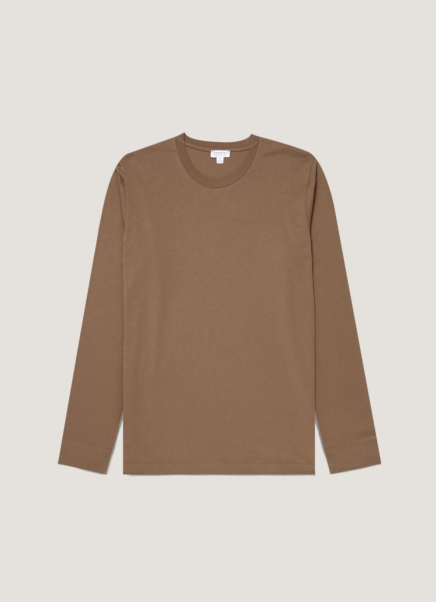 Mens Long Sleeve Riviera Midweight Tshirt In Dark Cedar Mtsh0136R Brgr