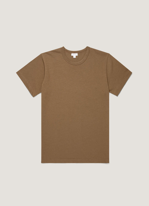 Mens Heavyweight Jersey Tshirt In Dark Cedar Mtsh0187 Brgr