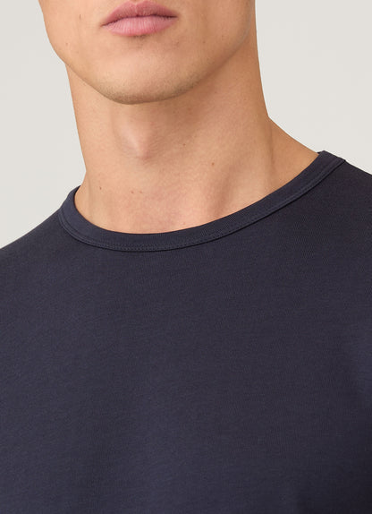 Mens Single Jersey Tshirt In Navy Mtsh0187 Buaa