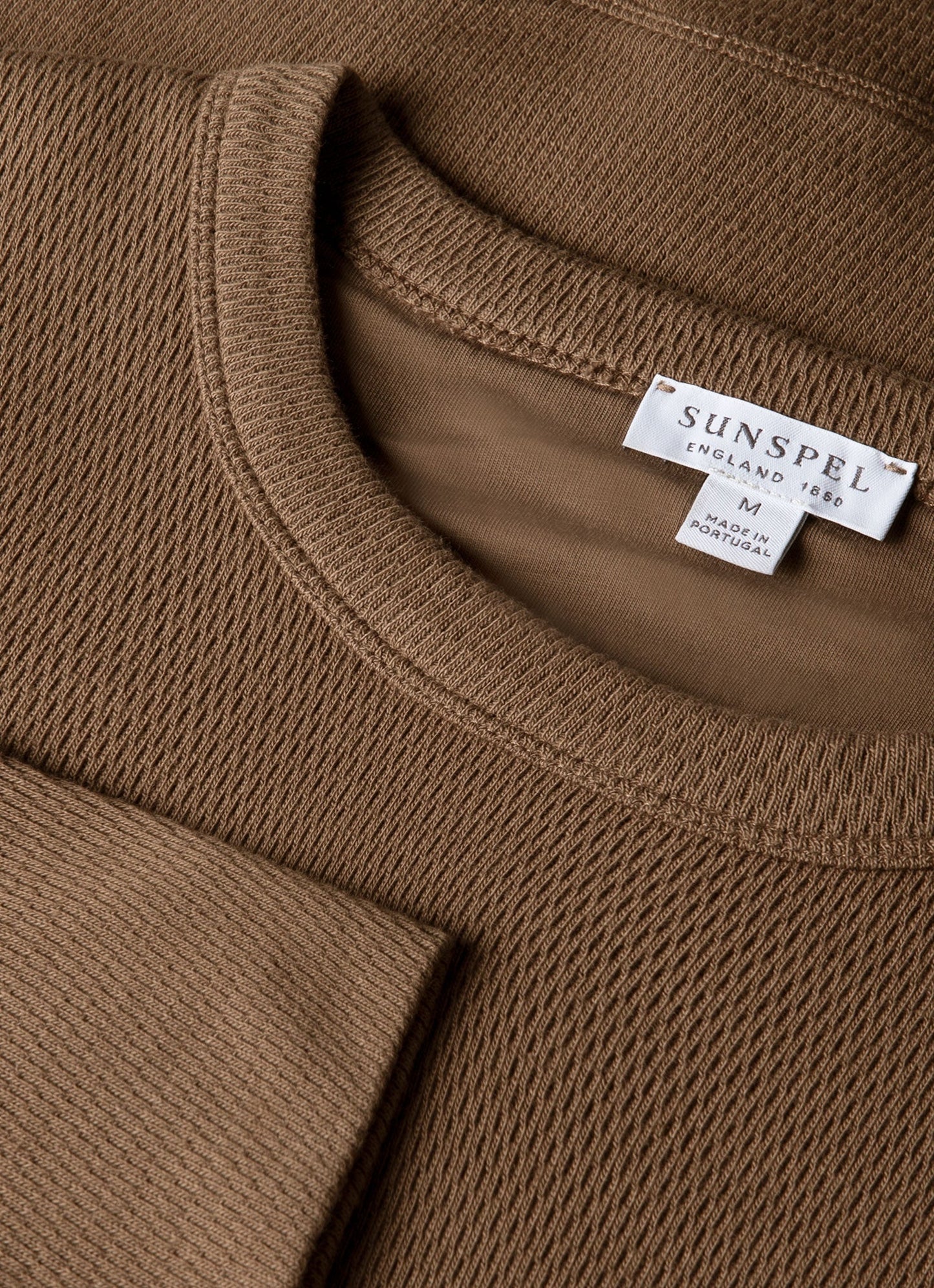 Men's Long Sleeve Cellulock Crew Neck in Dark Cedar