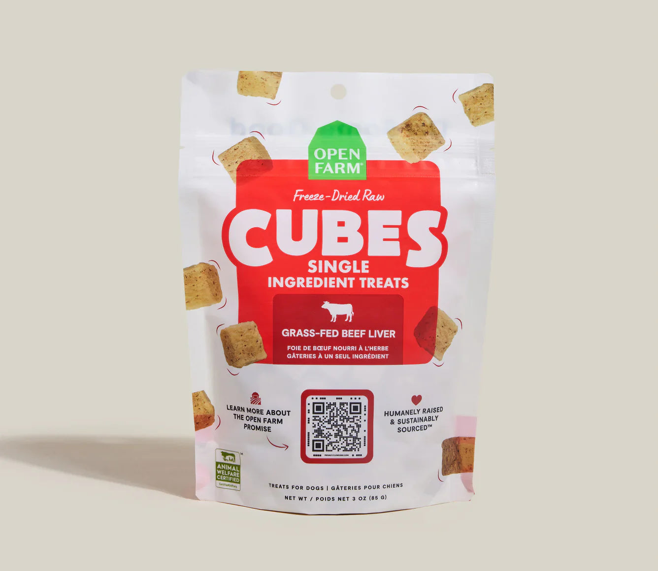 Open Farm "Cubes" Freeze Dried Raw Liver Treats
